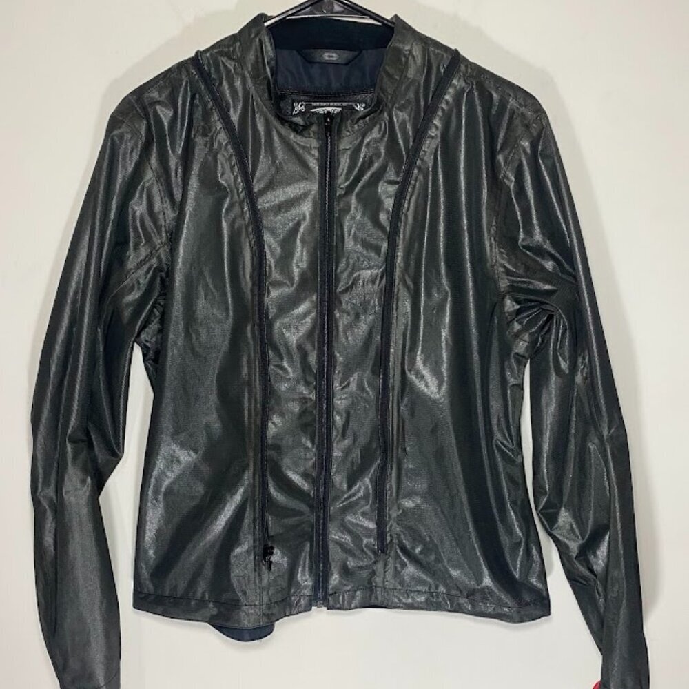 Castle Black Moto Full Zip Jacket